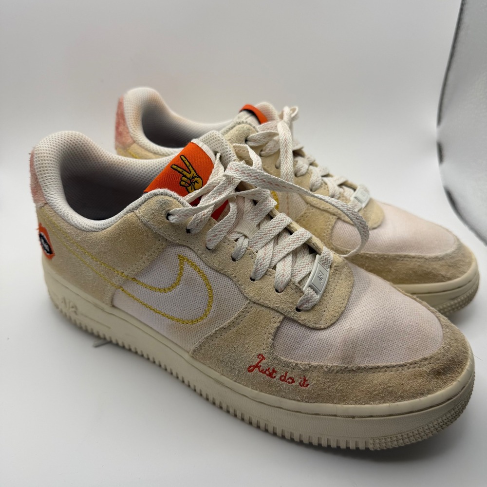 Women's NIKE AIR FORCE 1 Rock N Roll Low QS Sneakers Shoe Suede Y2K SZ 8 - Picture 9 of 10